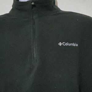 Columbia Men’s Dark Green Quarter-Zip Fleece